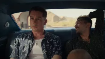 Wood Wood Brandon Jc Drapey Twill Button-up Shirt worn by Orpheus (Killian Scott) as seen in KAOS (S01E02)