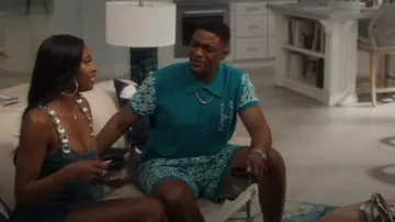 Honor The Gift Knit H Shorts usados por Lamarcus Alton (Justin Cornwell) como se ve en Bel-Air (S03E08)
