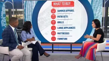 Aldo Stessy Heeled Shoes worn by Vicky Nguyen as seen in Today on August 30, 2024