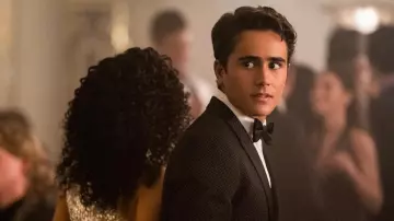 Love, Victor's Looks: The Polka Dot Tuxedo Jacket Worn by Victor Salazar (Michael Cimino) in Season 1, Episode 10