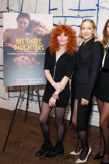 Botas Mary Jane de Chanel usadas por Natasha Lyonne en la proyección especial de His Three Daughters London el 1 de septiembre de 2024