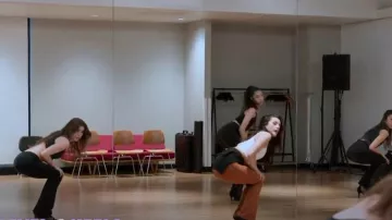 Lululemon Groove Super-High-Rise Flared Pant worn by Nikky as seen in Pop Star Academy: KATSEYE (S01E02)