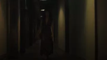 Salvatore Ferragamo Mules Laino Entretejidos Negro usado por Pippa (Sonia Mena) como se ve en Tell Me Lies (S02E01)