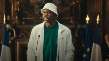 Lacoste Croc Bucket Hat worn by Stéphane Blé (Jean-Pascal Zadi) as seen in Represent (S02E01)
