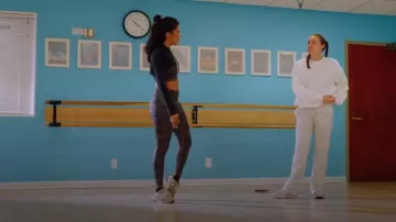 Gucci Suede Mesh Sneakers worn by Maile Brady as seen in Wayne Brady: The Family Remix (S01E01)