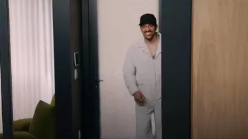 Aviator Nation Corduroy Flight Suit worn by Jason Fordham as seen in Wayne Brady: The Family Remix (S01E05)