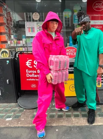 Stussy Hot Pink Gore-Tex M65 Jacket worn by Central Cee on the Instagram account @centralcee