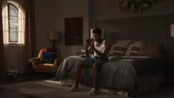 Burberry Stingray Rubber Charms Pool Slides worn by Will Smith (Jabari Banks) as seen in Bel-Air (S03E09)