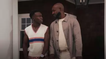 Zegna Natural Wool Blazer worn by Philip Banks (Adrian Holmes) as seen in Bel-Air (S03E10)