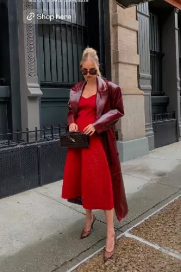 Body Simkhai Barbara porté par Leonie Hanne au défilé de mode Simkhai le 8 septembre 2024