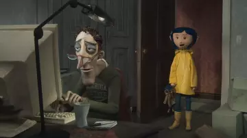 Yellow raincoat worn by Coraline as seen in the movie