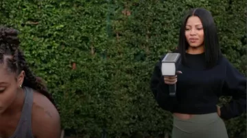 Alo Yoga Cropped Fresh Coverup worn by Thea Mays (Camille Hyde) as seen in All American: Homecoming (S03E10)