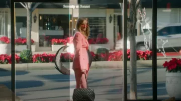 Gucci GG Upside Down Rectangular Sunglasses worn by Alanna Gold as seen in Selling Sunset (S08E03)