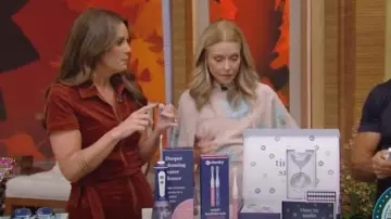 Maeve The Colette Weekend Jumpsuit worn by Monica Mangini as seen in LIVE with Kelly and Mark on September 8, 2024