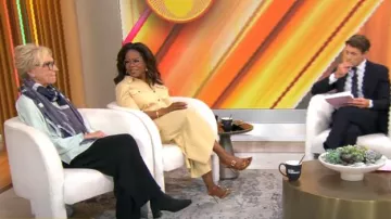 L'Agence Lowen Pants worn by Oprah Winfrey as seen in CBS Mornings on September 10, 2024
