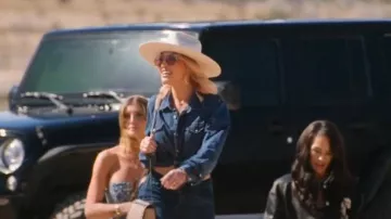 Brixton Leigh Felt Fedora usado por Mary Fitzgerald como se ve en Selling Sunset (S08E05)