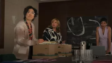 Cárdigan Topman Ombre en marrón usado por Daniel Kim (Tim Jo) como se ve en Duda razonable (S02E05)