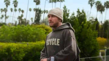 Gallery Dept. 90s Recycle Hooded Cotton Sweatshirt worn by Johnny Manziel as seen in Selling Sunset (S08E06)