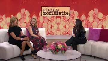 Robe Livia d’Ulla Johnson portée par Jenna Bush Hager comme on le voit dans Today with Hoda & Jenna le 9 septembre 2024