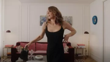 Versace Embellished Jacquard-Knit Mini Dress worn by Sylvie Grateau (Philippine Leroy-Beaulieu) as seen in Emily in Paris (S04E07)