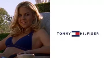 The O.C. Tv series Outfits: Jess Sathers (Nikki Griffin) is wearing Tommy Hilfiger Navy Blue Bikini in season 3, episode 18