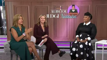 Veronica Beard Wynter Lug Sole Mule portée par Jenna Bush Hager comme on le voit dans Today with Hoda & Jenna le 11 septembre 2024