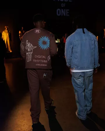 Honor The Gift Brown Studio Sweatpants worn by Fridayy on the Instagram account @fridayy