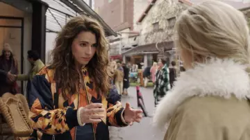 Jewlery from Emily in Paris: Sofia Sideris (Melia Kreiling) wears Mara Paris New Wave Ring in season 4, episode 5