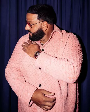 Rolex Everose Gold & Rainbow Bezel Cosmograph Daytona worn by DJ Khaled on the Instagram account @djkhaled