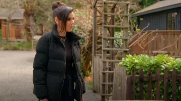 Moncler Fuligule Down Jacket worn by Heather Dubrow as seen in The Real Housewives of Orange County (S18E10)