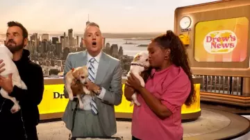 Swarovski Millenia Pink Crystal Circle Drop Earrings worn by Sunny Anderson in The Drew Barrymore Show on September 16, 2024