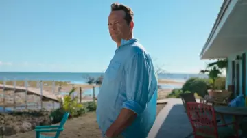 Rodd & Gunn Coromandel Linen Shirt worn by Andrew Yancy (Vince Vaughn) as seen in Bad Monkey (S01E01)