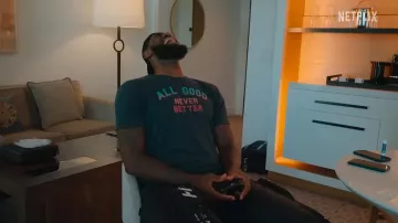 LeBron James wears All Good Never Better T-shirt  in season 1 of Starting 5 Netflix Sports Series
