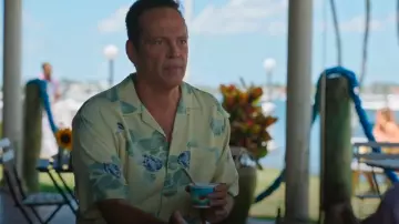 Tommy Bahama Men's Button-Up Shirt worn by Andrew Yancy (Vince Vaughn) as seen in Bad Monkey (S01E04)