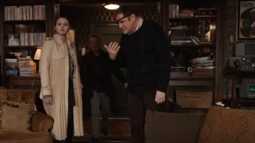 Polo Ralph Lauren Plaid Washable Wool Sweater in Green worn by Vince Fish (Richard Kind) as seen in Only Murders in the Building (S04E02)