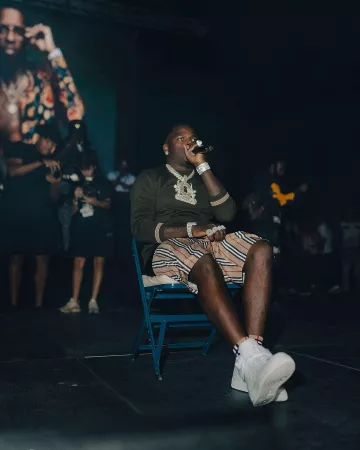 Burberry Beige Check Mid Calf Socks worn by Big Boogie on the Instagram account @big_boogie_music