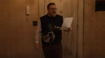 S.S. Daley Mallard Sweater Vest worn by Howard Morris (Michael Cyril Creighton) as seen in Only Murders in the Building (S04E04)