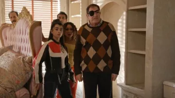 UO Jordan Faux Leather Fitted Racer Moto Jacket worn by Lilian Rebelo as seen in Only Murders in the Building (S04E04)