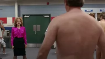 Major League Movie Wardrobe: Rachel Phelps (Margaret Whitton) is wearing  black pencil skirt