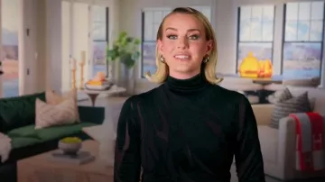 Mugler Sheer Chenille Minidress worn by Whitney Rose as seen in The Real Housewives of Salt Lake City (S05E01)