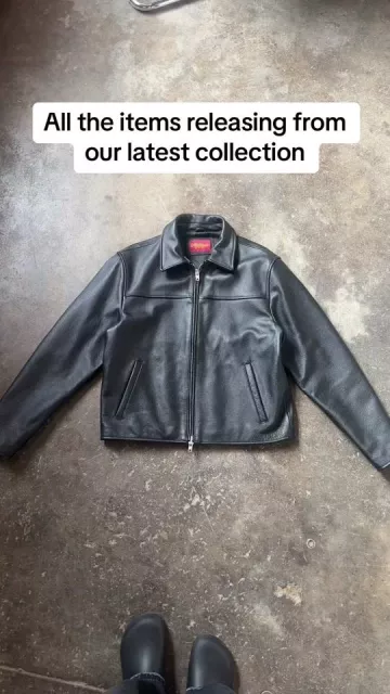 Mutimer Leather Jacket as seen on @mutimer.co account on TikTok
