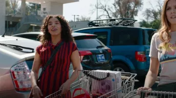 Urban Outfitters Nancy Short Sleeve Shirt Dress worn by Erika (Jaclyn Reel) as seen in The Baxters (S01E05)