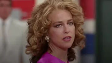 Cosmetics of Major League Movie: Margaret Whitton wears light red Lipstick to portray Rachel Phelps