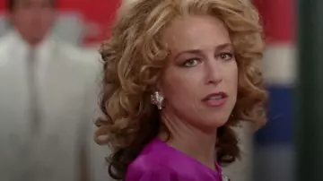 Fashion and beauty from Major League Movie: Rachel Phelps (Margaret Whitton) is using Eyeliner