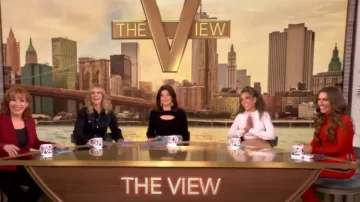 Pomy Trousers worn by Alyssa Farah as seen in The View on  September 20, 2024