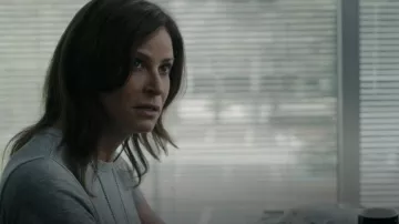 Rag & Bone The Crewneck Tee worn by Stacy Beale (Andrea Savage) as seen in Tulsa King (S02E01)