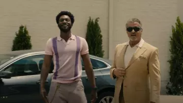 Saint Laurent Eyewear Gafas de sol de montura cuadrada usadas por Dwight 'The General' Manfredi (Sylvester Stallone) como se ve en Tulsa King (S02E01)