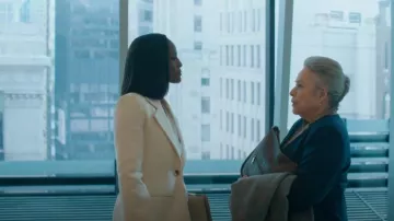 Chloé Double-Breasted Tailored Blazer worn by Olympia (Skye P. Marshall) as seen in Matlock (S01E01)