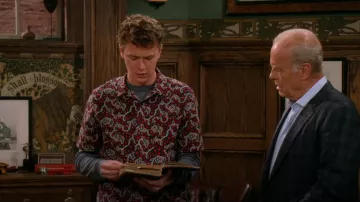 Outerknown The S/S Studio Shirt worn by David Crane (Anders Keith) as seen in Frasier (S02E02)