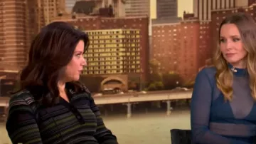 3.1 Phillip Lim Reversible Polo Dress worn by Ana Navarro as seen in The View on September 23, 2024